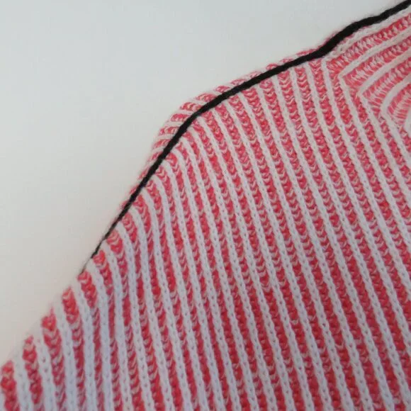 SOFT SURROUNDINGS Ribbed Funnel Neck Oversized Drop Shoulder Sweater - Size 2X - Picture 6 of 15